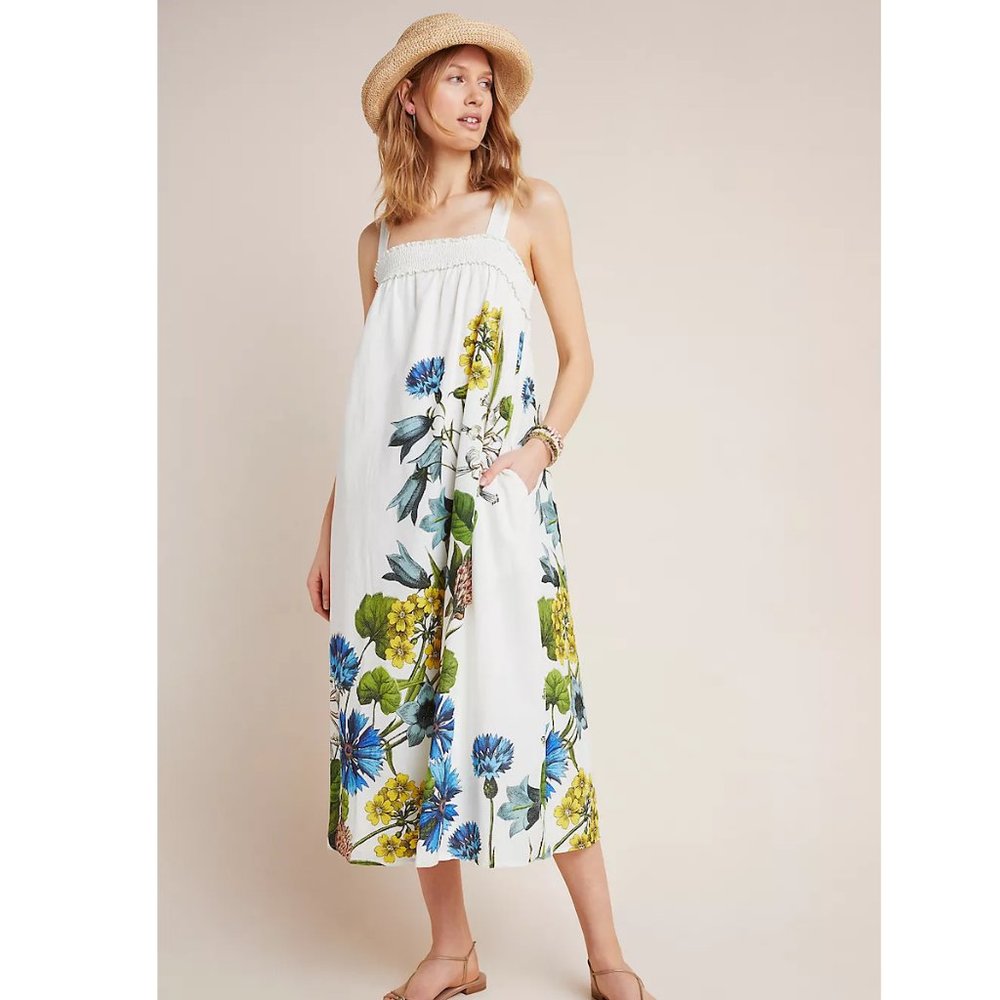 NWT Anthropologie Maeve Beaujardin Maxi Dress